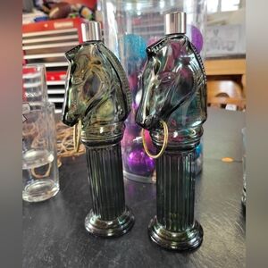 Avon Pony Post Vintage Decanter Island Lime Bottles